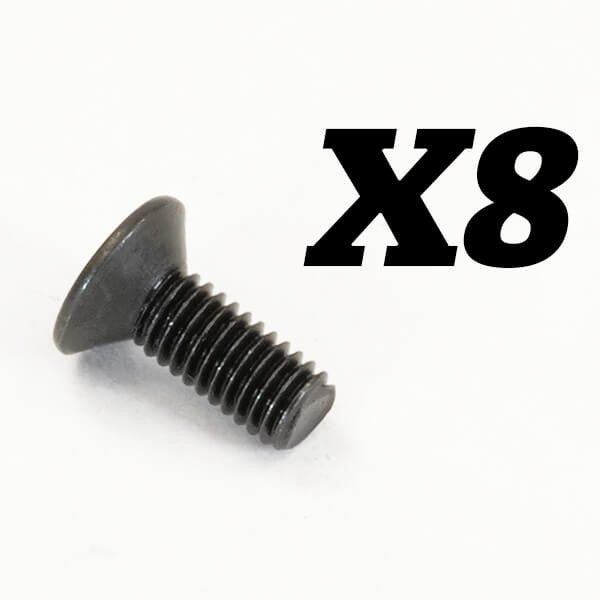 FTX10193 – Vis cruciforme à tête fraisée M3x8 - Breizh Modélisme.