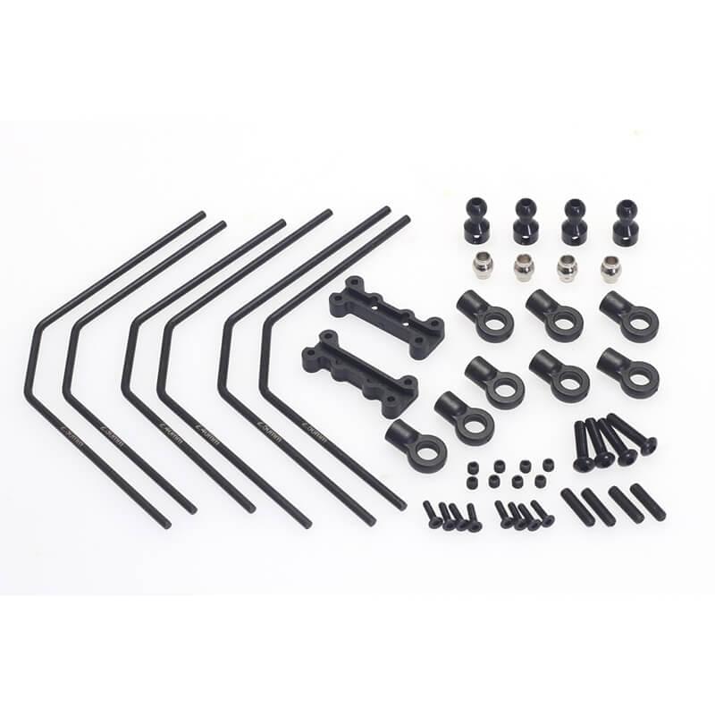 Jeu de barres stabilisatrices Cen Racing FR/RR pour Ford Puma Rally - CEN-CKM0304 - Breizh Modélisme.