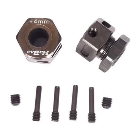 Jeu de moyeu de roues 4mm Hobao ST - H86104 - Breizh Modélisme.