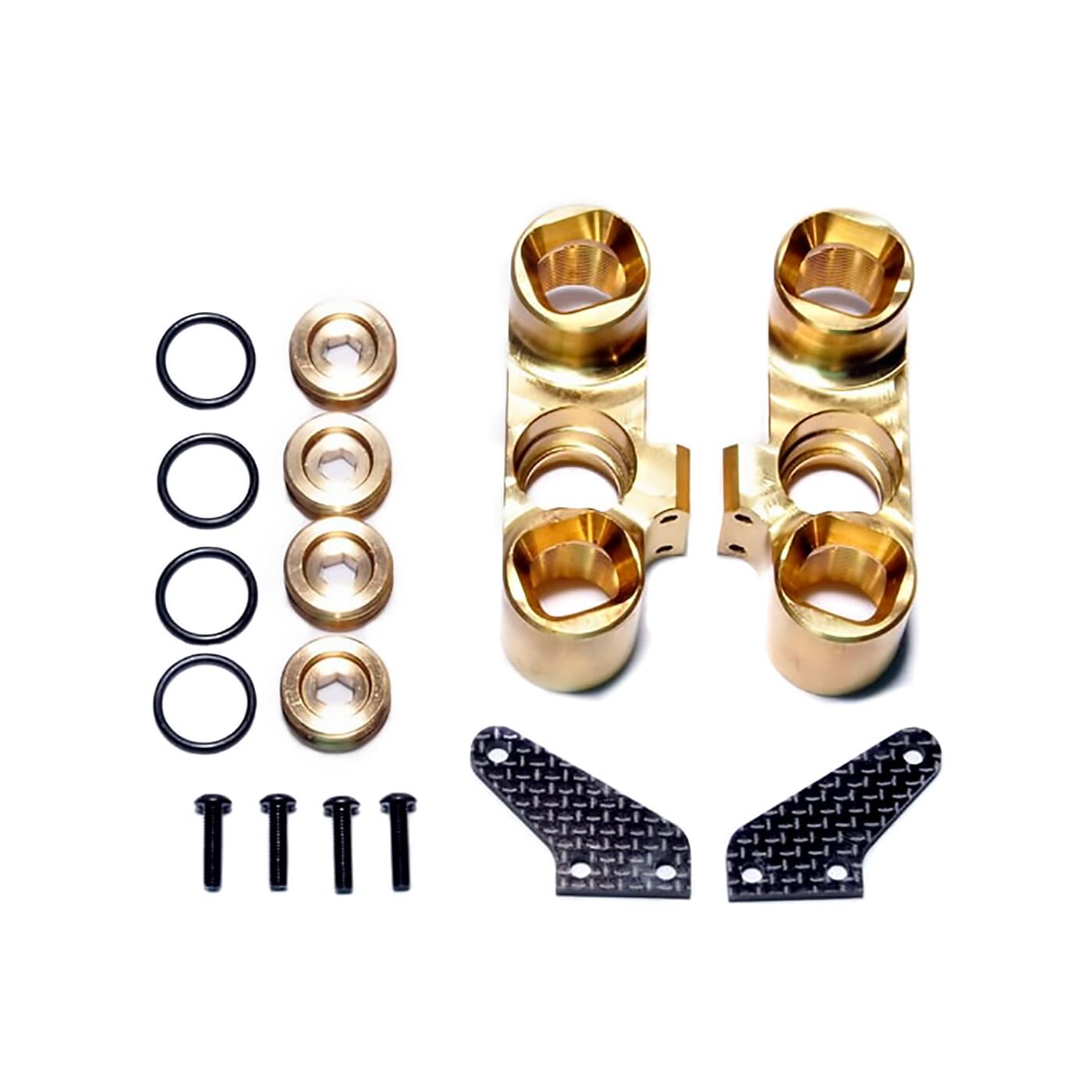 Kit moyeu de direction en laiton Hobao Hyper VT - HOP-0166 - Breizh Modélisme.