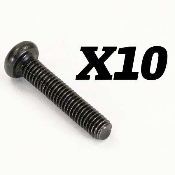 Lot de 10 vis M3x15mm - FTX10186 - Breizh Modélisme.