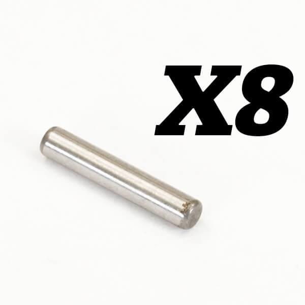 Lot de 8 pins 2x11mm - FTX10216 - Breizh Modélisme.