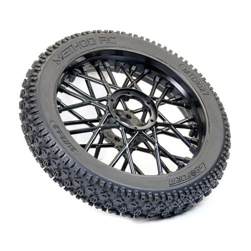 Pneu/jante avant Method rc geoform pour Moto Losi - MTD1027 - Breizh Modélisme.
