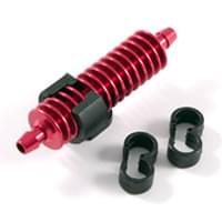 Refroidisseur de gaz à échappement rouge Fastrax - FAST897R - Breizh Modélisme.