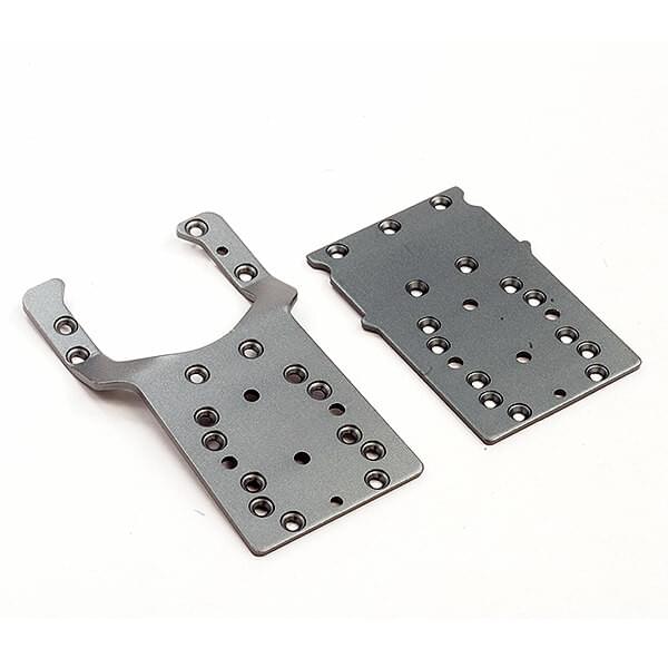 Renforts avant et arrière alu châssis - FTX10132 - Breizh Modélisme.