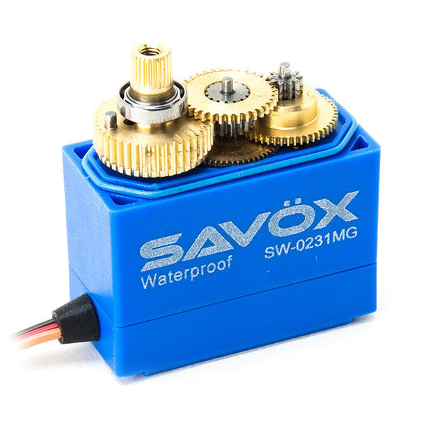Savox Servo SW-0231MG Plus Etanche 25kg 0.15s Métal - Breizh Modélisme.