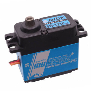 Servo Savox SW-1210SG+ waterproof digital 6V 20KG / 0.16S - Breizh Modélisme.