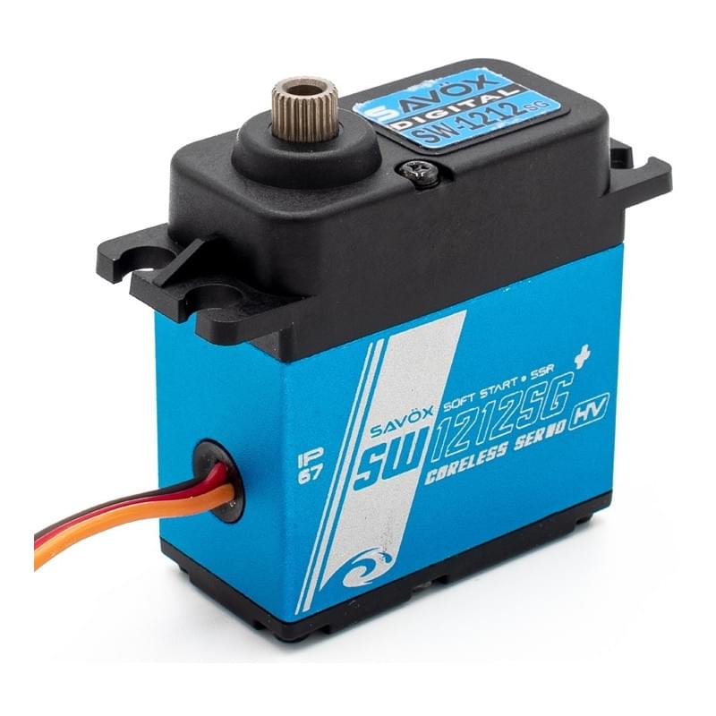 Servo Savox SW-1212SG+ standard waterproof digital 7.4V 46KG/0.14S - Breizh Modélisme.