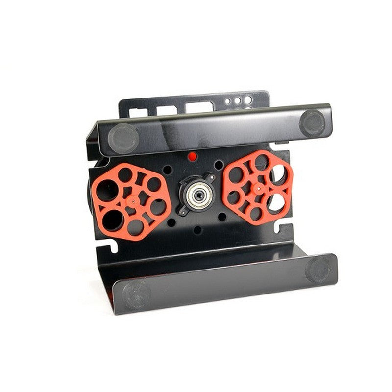 Stand, Plateau Pivotant Alu à vérouillage Deluxe 1/8 et 1/10 noir - Breizh Modélisme.