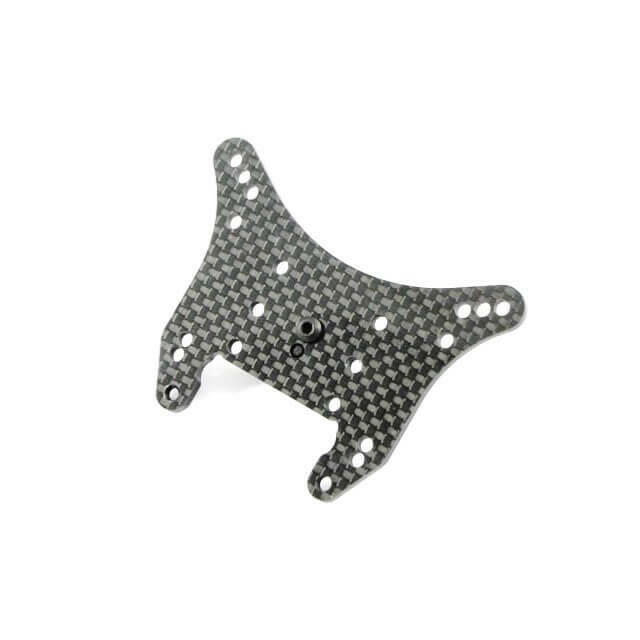 Support d'amortisseur AV. Carbone - FTX6351 - Breizh Modélisme.