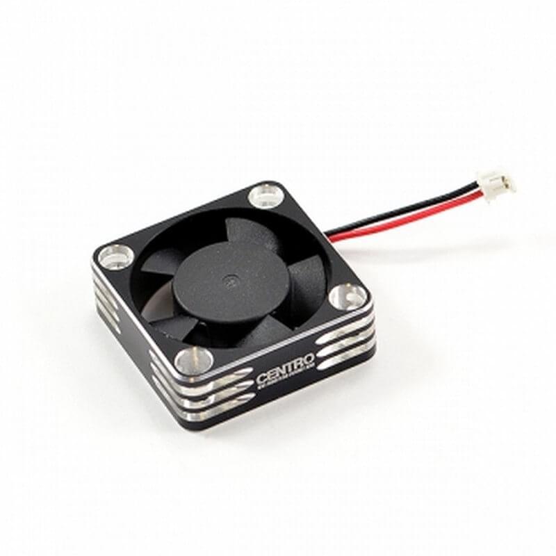 Ventilateur Aluminium 30x30mm 5/8V- Prise ESC - Centro C0650BK - Breizh Modélisme.