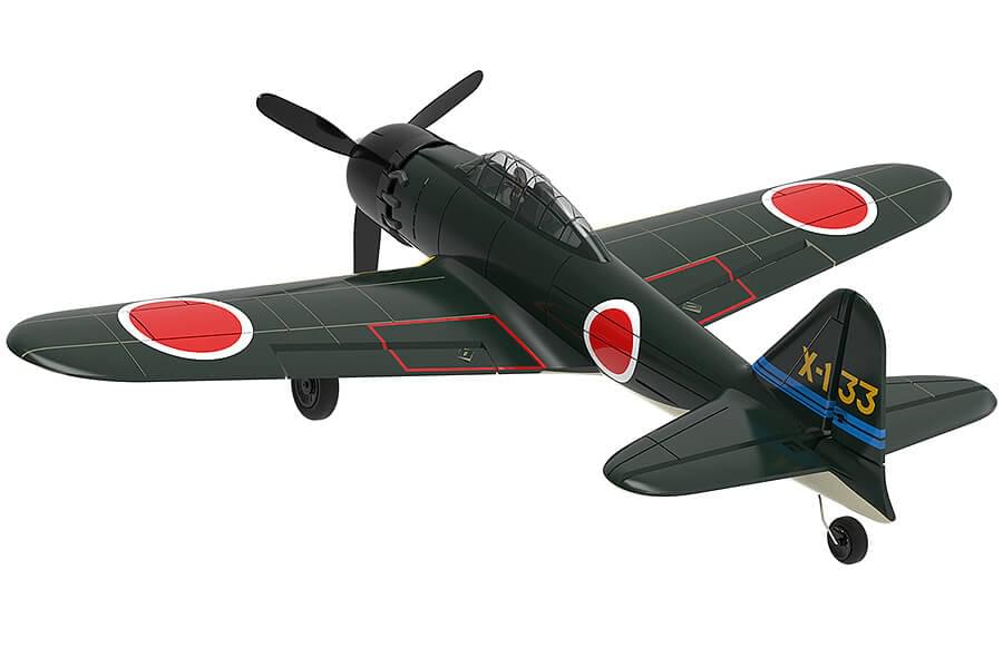 Avion de début télécommandé V761-15 Volantex MITSUBISHI ZERO avec stabilisateur de vol - Breizh Modélisme.