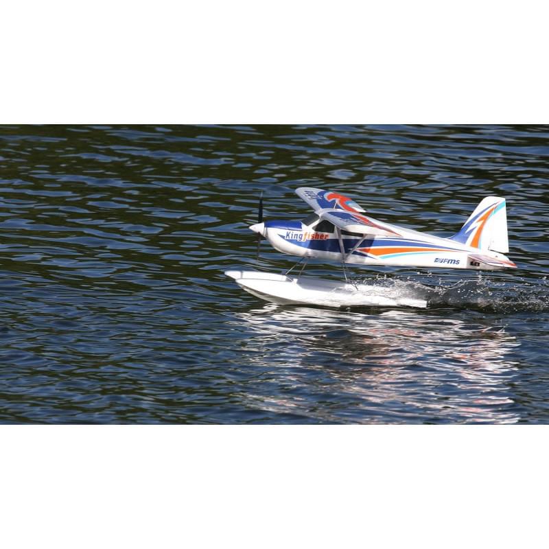 Avion FMS Kingfisher 1m40 PNP + flotteurs + Reflex FMS103F - Breizh Modélisme.