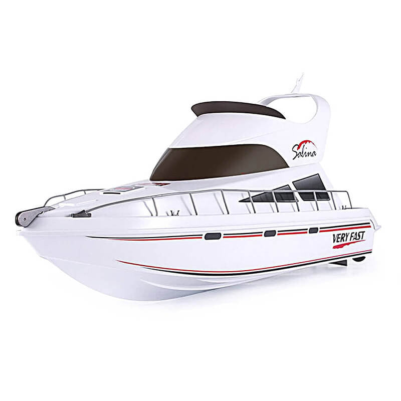Bateau télécommandé Salina Yacht à 2 canaux 700mm RTR HL3867 - Breizh Modélisme.