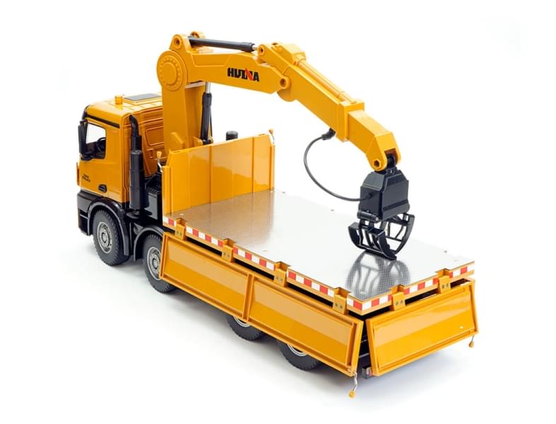 Camion Benne avec Grue RC 2.4ghz RTR Huina 1538 - Breizh Modélisme.
