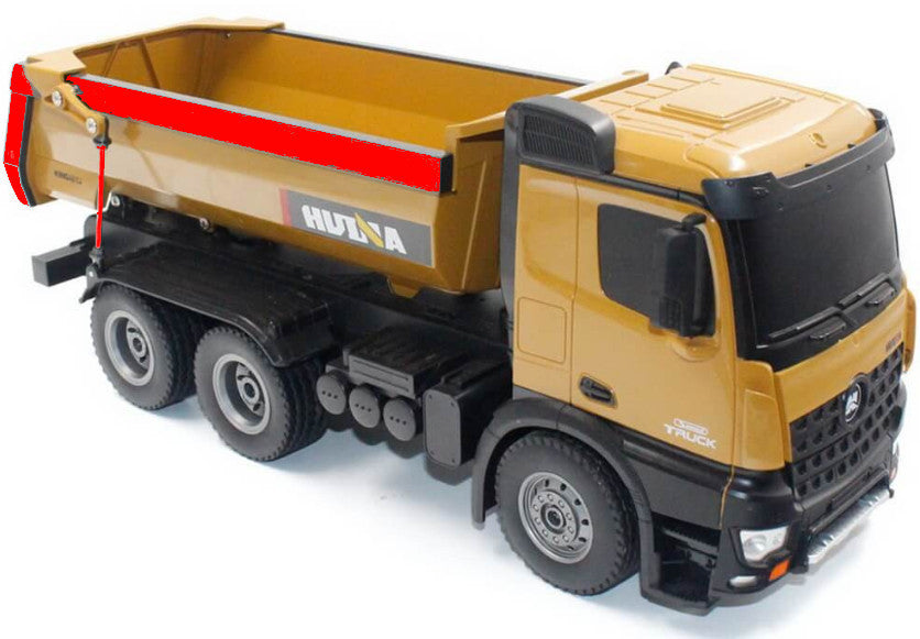 Camion Benne RC en Métal 1/14 - Huina 1573 - Breizh Modélisme.