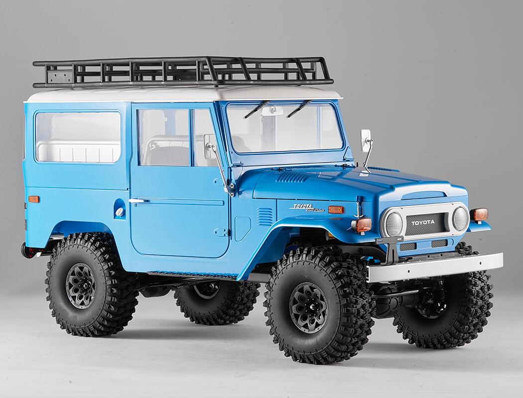 Crawler FMS 1/10 Toyota land Cruiser FJ40 RS bleu - FMS11035RSBU - Breizh Modélisme.