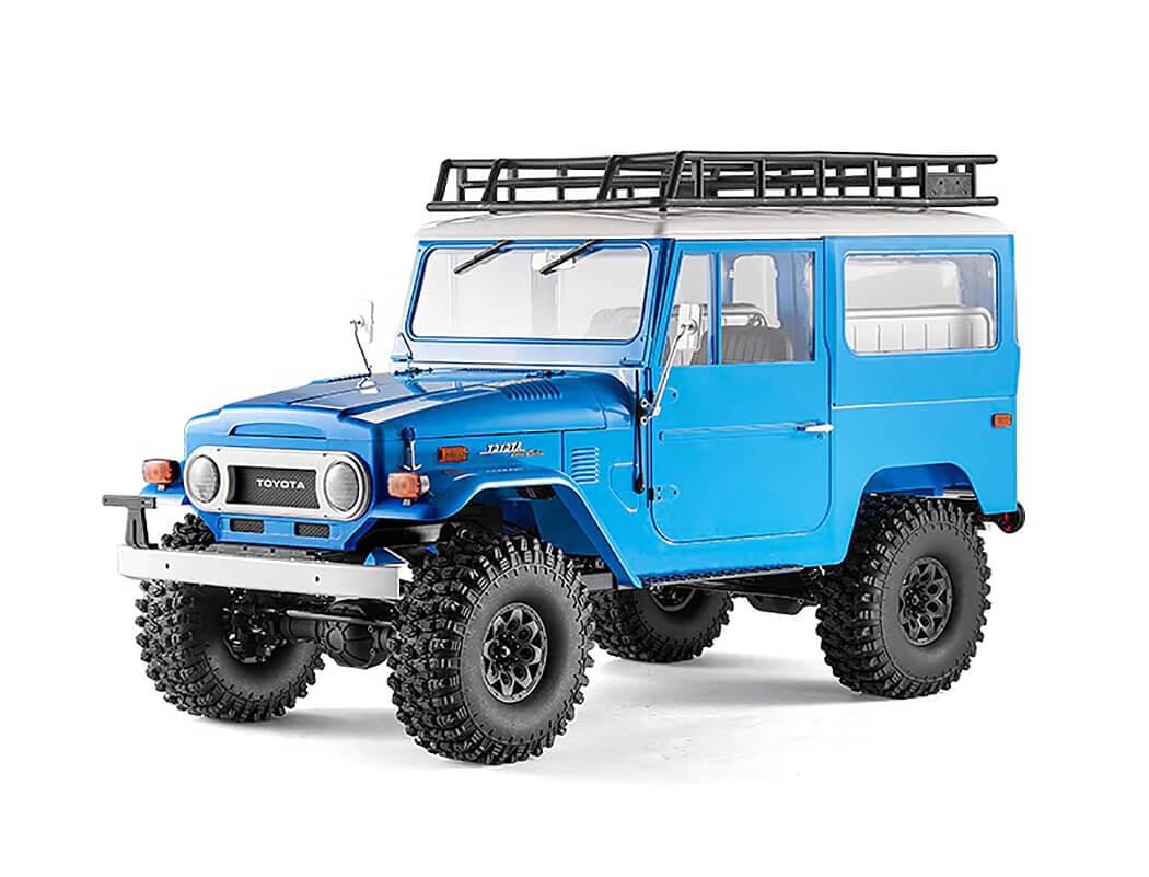 Crawler FMS 1/10 Toyota land Cruiser FJ40 RS bleu - FMS11035RSBU - Breizh Modélisme.