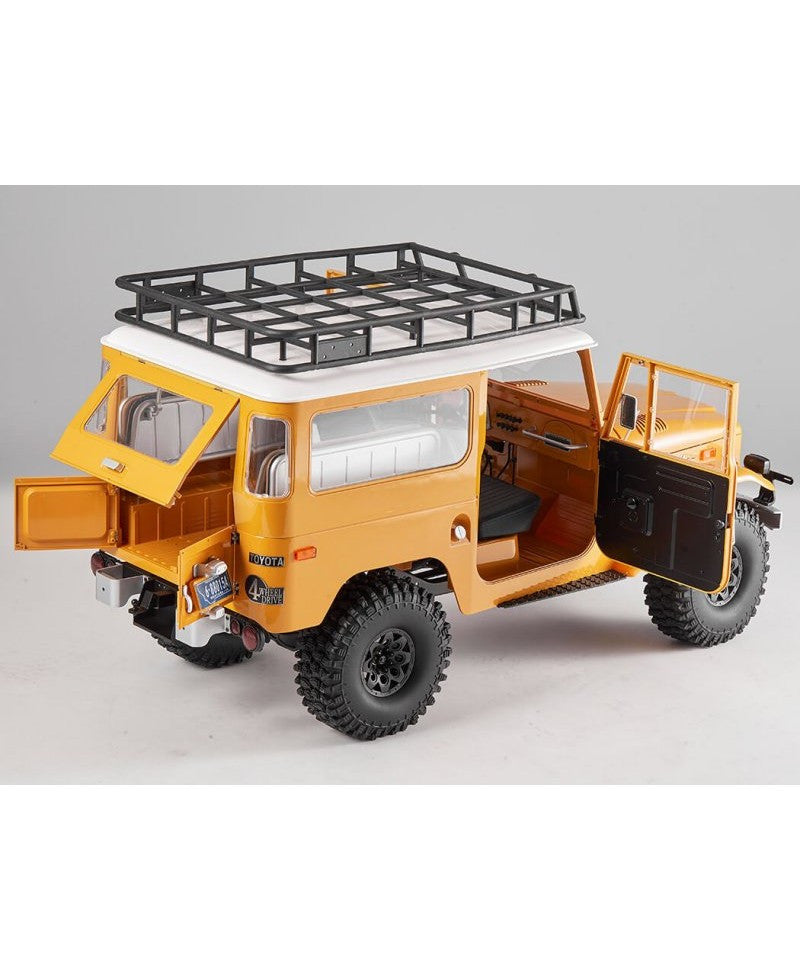 Crawler FMS 1/10 Toyota land Cruiser FJ40 RS jaune - FMS11035RSYL - Breizh Modélisme.