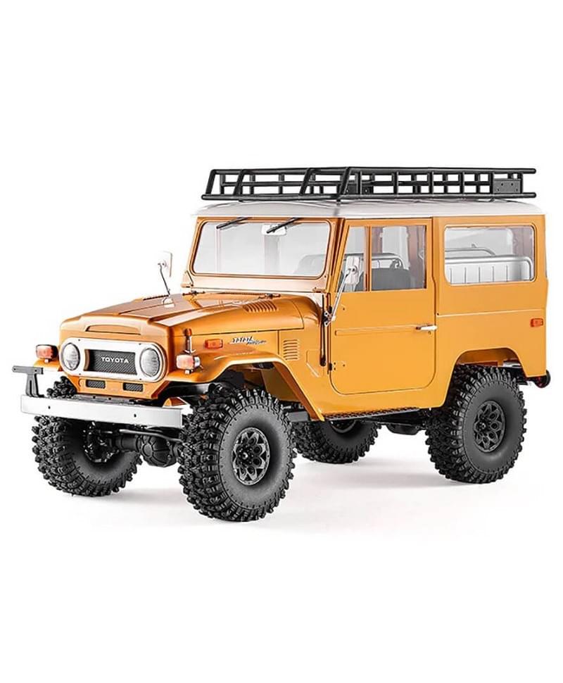 Crawler FMS 1/10 Toyota land Cruiser FJ40 RS jaune - FMS11035RSYL - Breizh Modélisme.