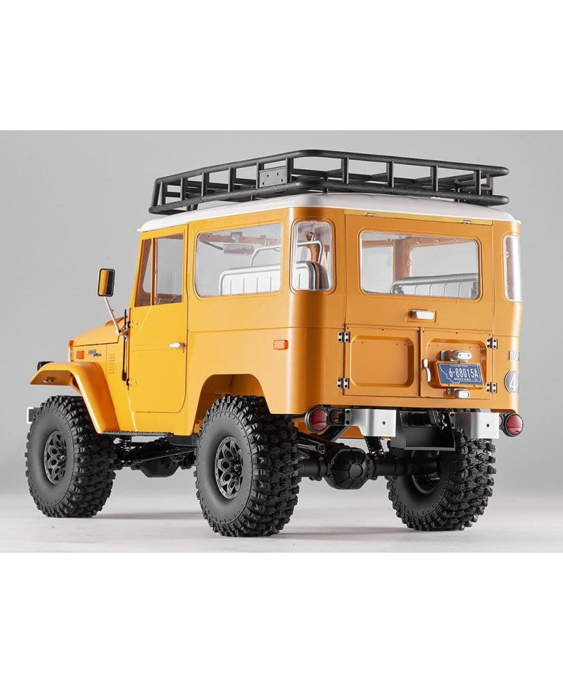 Crawler FMS 1/10 Toyota land Cruiser FJ40 RS jaune - FMS11035RSYL - Breizh Modélisme.