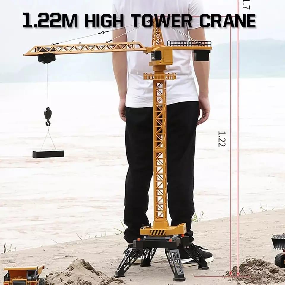Grue télécommandée 1/14 - 2.4GHz - Huina 1585 - Breizh Modélisme.