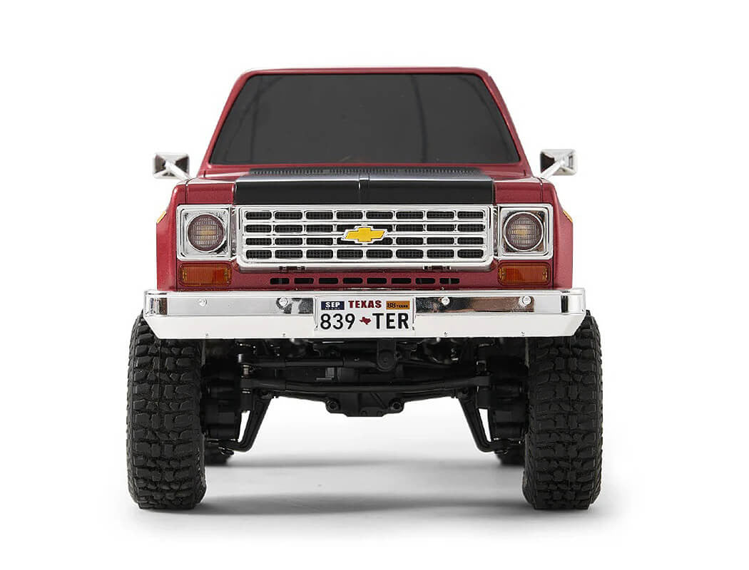 Petit crawler FMS 1/24 FCX24 Chevrolet K5 Blazer pro RTR rouge - FMS12403PRORTRRD - Breizh Modélisme.