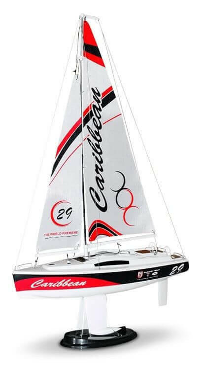 Voilier Joysway radiocommandé Caribbean V2 RTS 2.4Ghz - 8802V2 - Breizh Modélisme.