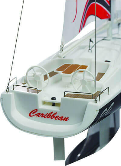 Voilier Joysway radiocommandé Caribbean V2 RTS 2.4Ghz - 8802V2 - Breizh Modélisme.