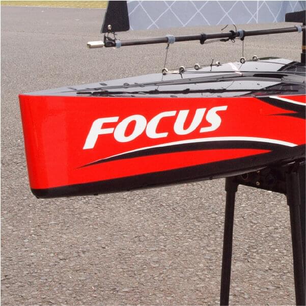 Voilier Radiocommandé Focus V3 RTR - 1 mètre - 2.4Ghz - Joysway 8812 V3 rouge - Breizh Modélisme.
