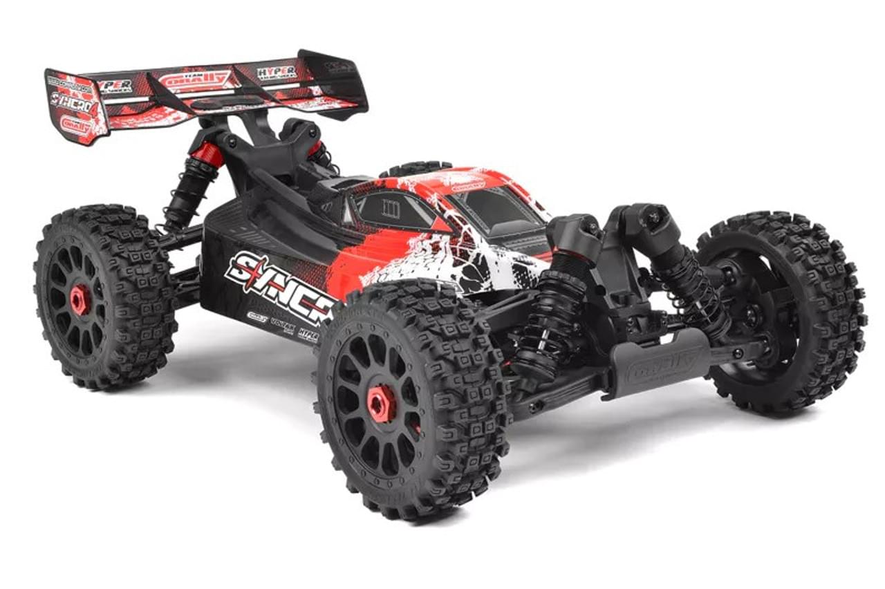 Buggy 4S Corally Syncro 4 rouge Brushless RTR 1/8 - 00287 - Breizh Modélisme.