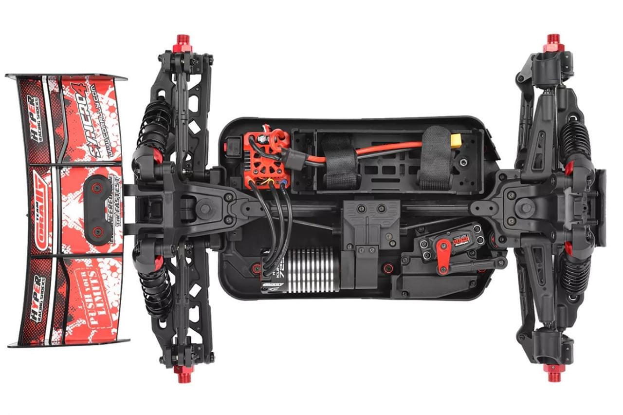 Buggy 4S Corally Syncro 4 rouge Brushless RTR 1/8 - 00287 - Breizh Modélisme.