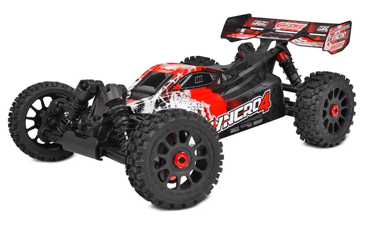 Buggy 4S Corally Syncro 4 rouge Brushless RTR 1/8 - 00287 - Breizh Modélisme.