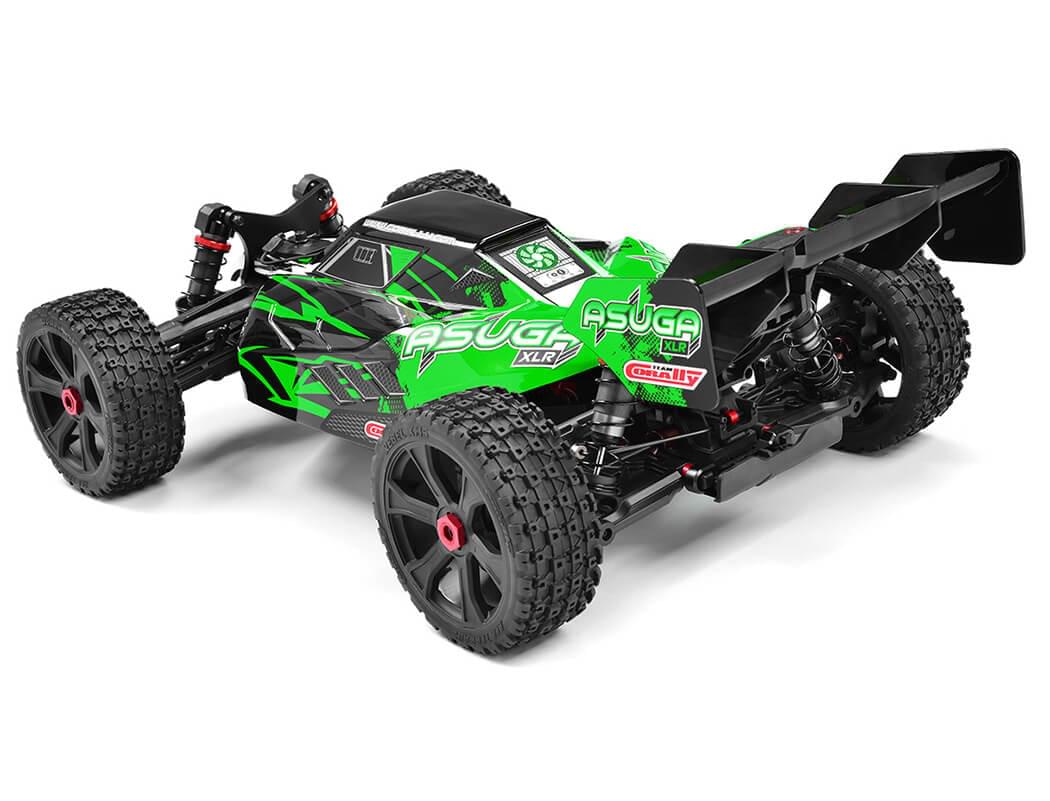 Buggy Corally ASUGA XLR 6S verte Brushless RTR 1/8 - 00288 - Breizh Modélisme.