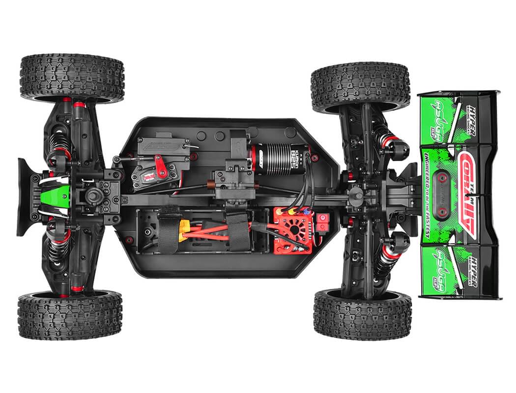 Buggy Corally ASUGA XLR 6S verte Brushless RTR 1/8 - 00288 - Breizh Modélisme.