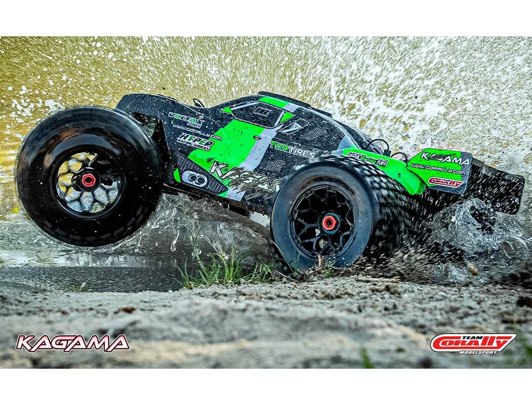 Corally Kagama 1/8 XP 6S Brushless Truck RTR vert - C-00274 - Breizh Modélisme.