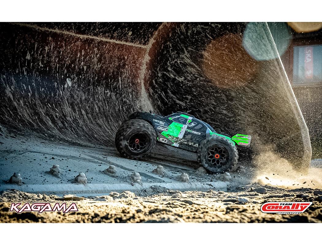 Corally Kagama 1/8 XP 6S Brushless Truck RTR vert - C-00274 - Breizh Modélisme.
