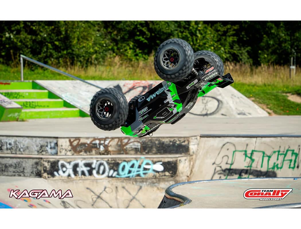 Corally Kagama 1/8 XP 6S Brushless Truck RTR vert - C-00274 - Breizh Modélisme.