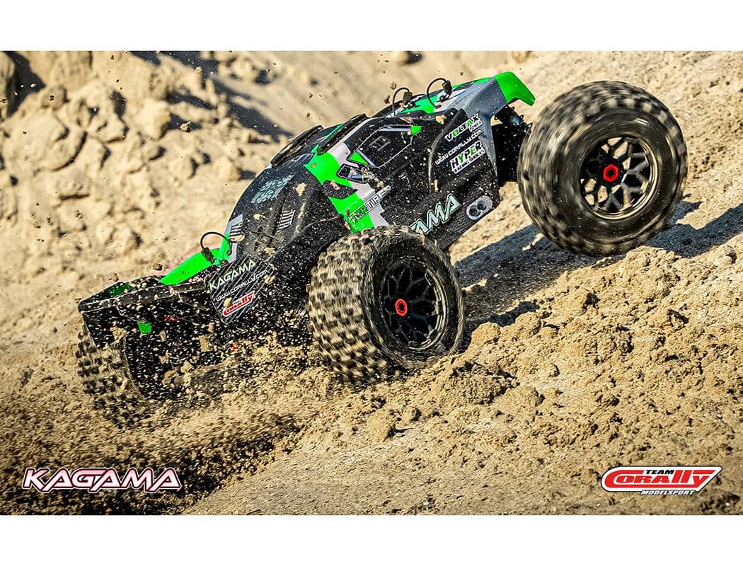Corally Kagama 1/8 XP 6S Brushless Truck RTR vert - C-00274 - Breizh Modélisme.