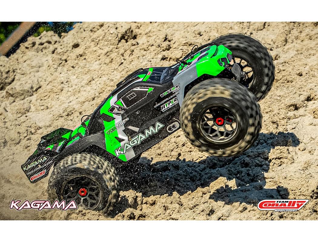 Corally Kagama 1/8 XP 6S Brushless Truck RTR vert - C-00274 - Breizh Modélisme.