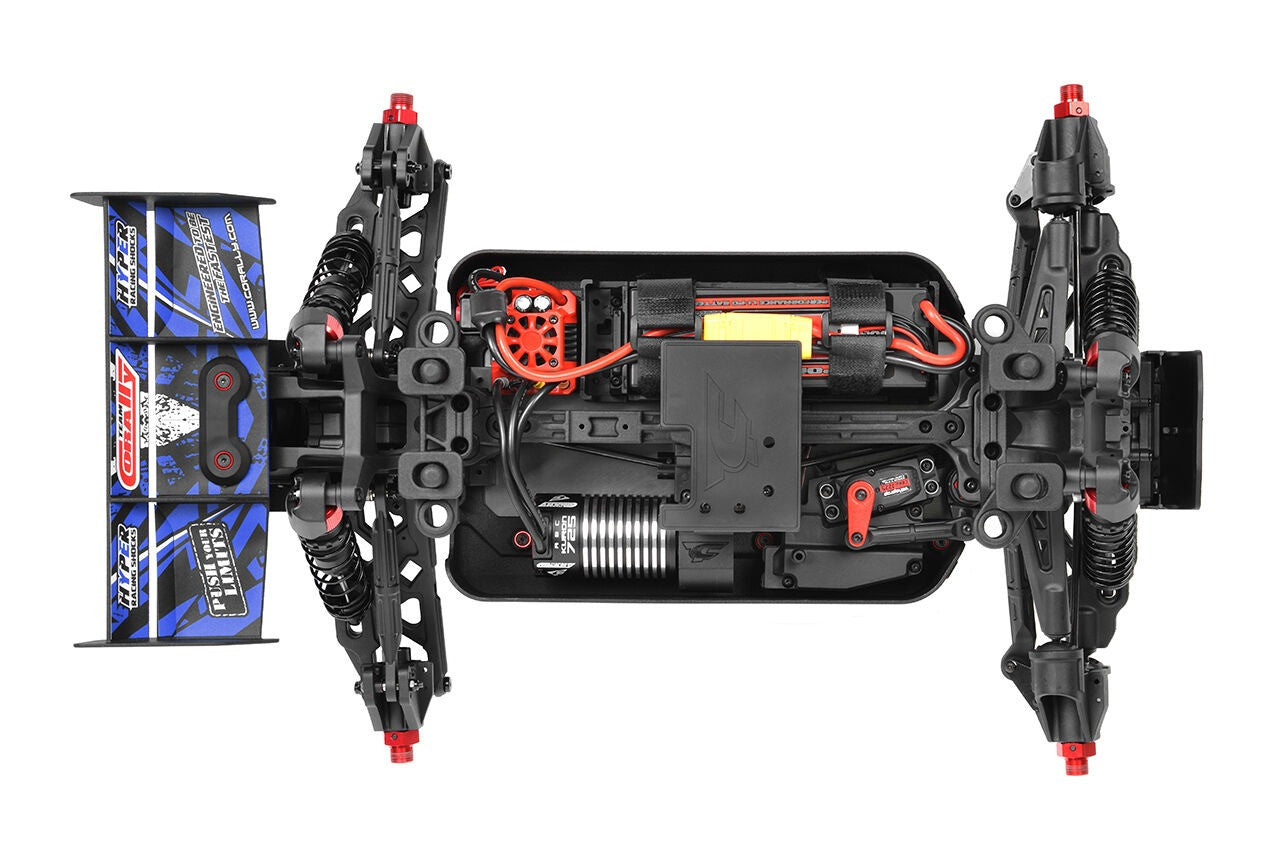 Corally Kagama Brushless 4S RTR bleu 1/10 - C-00293-B - Breizh Modélisme.