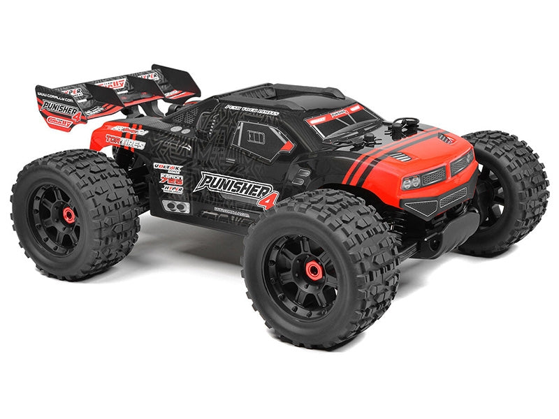 Corally Punisher 4 Brushless 4S Basher Truck RTR 00292 rouge - Breizh Modélisme.