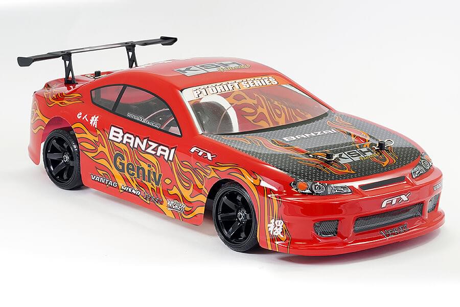 FTX Banzai Voiture RC Drift 1/10 RTR 5529 rouge - Breizh Modélisme.