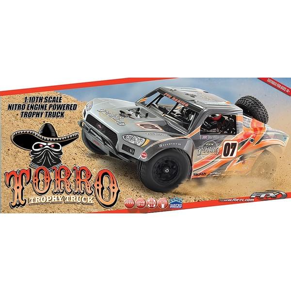 FTX Torro Voiture thermique 1/10 Trophy Truck 4WD 5542B - Breizh Modélisme.