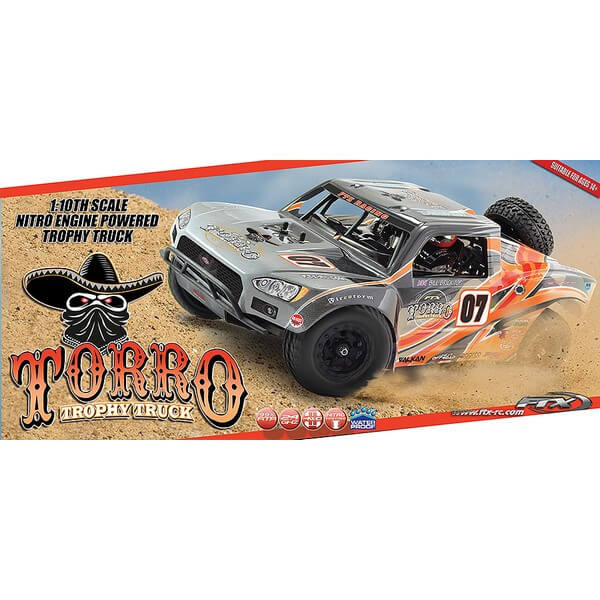 FTX Torro Voiture thermique 1/10 Trophy Truck 4WD 5542O - Breizh Modélisme.