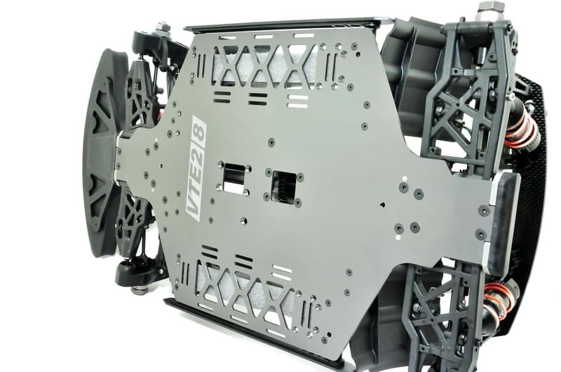 Hyper VTE2 On-Road Extreme Speed 1/8 chassis seul prémonté HB-VTE2-8 - Breizh Modélisme.
