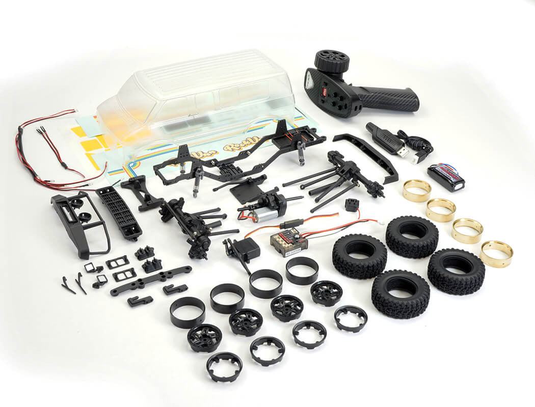 Kit à monter Crawler FTX outback mini XP Rock Van 1/18 - 5480