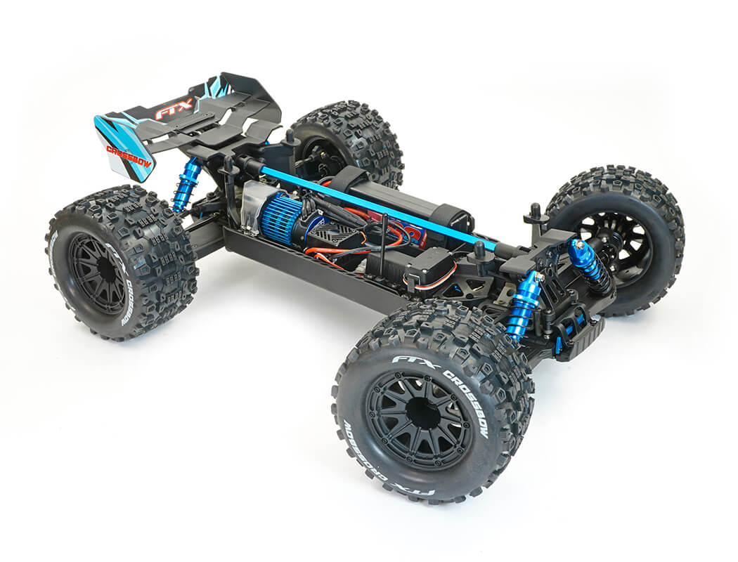 Truggy FTX Crossbow 1/10 brushless RTR bleu - FTX5490BL - Breizh Modélisme.