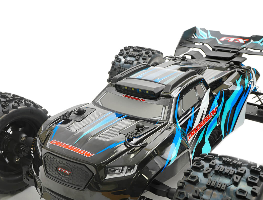 Truggy FTX Crossbow 1/10 brushless RTR bleu - FTX5490BL - Breizh Modélisme.
