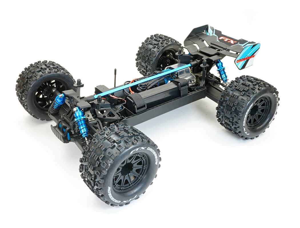 Truggy FTX Crossbow 1/10 brushless RTR bleu - FTX5490BL - Breizh Modélisme.